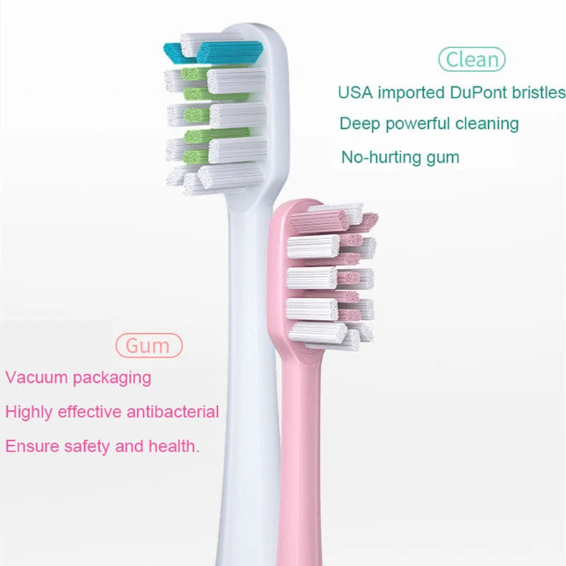 Toothbrush Heads for Xiaomi SOOCAS X5 X3 X1 SOOCARE Electric Tooth Brush Dupont Bristle Replaceable Nozzles Sealed Packed Drops