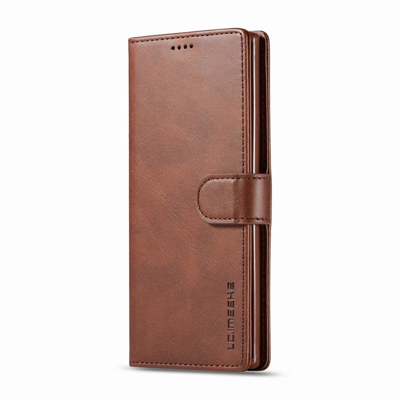 For Samsung Galaxy Note 10 Plus Case Flip Wallet Cover Samsung Galaxy Note 10 + 5G Phone Case Luxury PU Leather Book Cover Stand