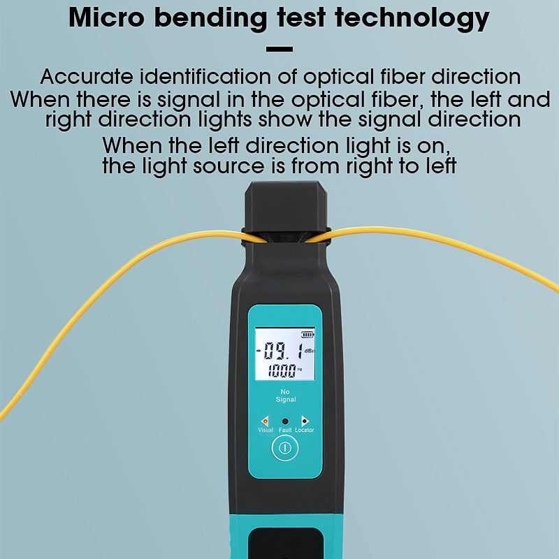 COMPTYCO AUA-40 High Quality Optical Fiber Identifier Built-in Visual fault locator(10mw VFL) and LED Lights