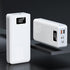 30000mAh Power Bank Type C Micro USB Powerbank For iPhone LED Digital Display Portable External Battery Charger