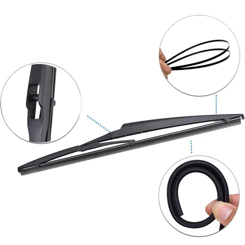 Erick's Wiper 11" Rear Wiper Blade For Toyota Scion iQ AJ10 2008 - 2015 Windshield Windscreen Tailgate Window Car Rain Brush