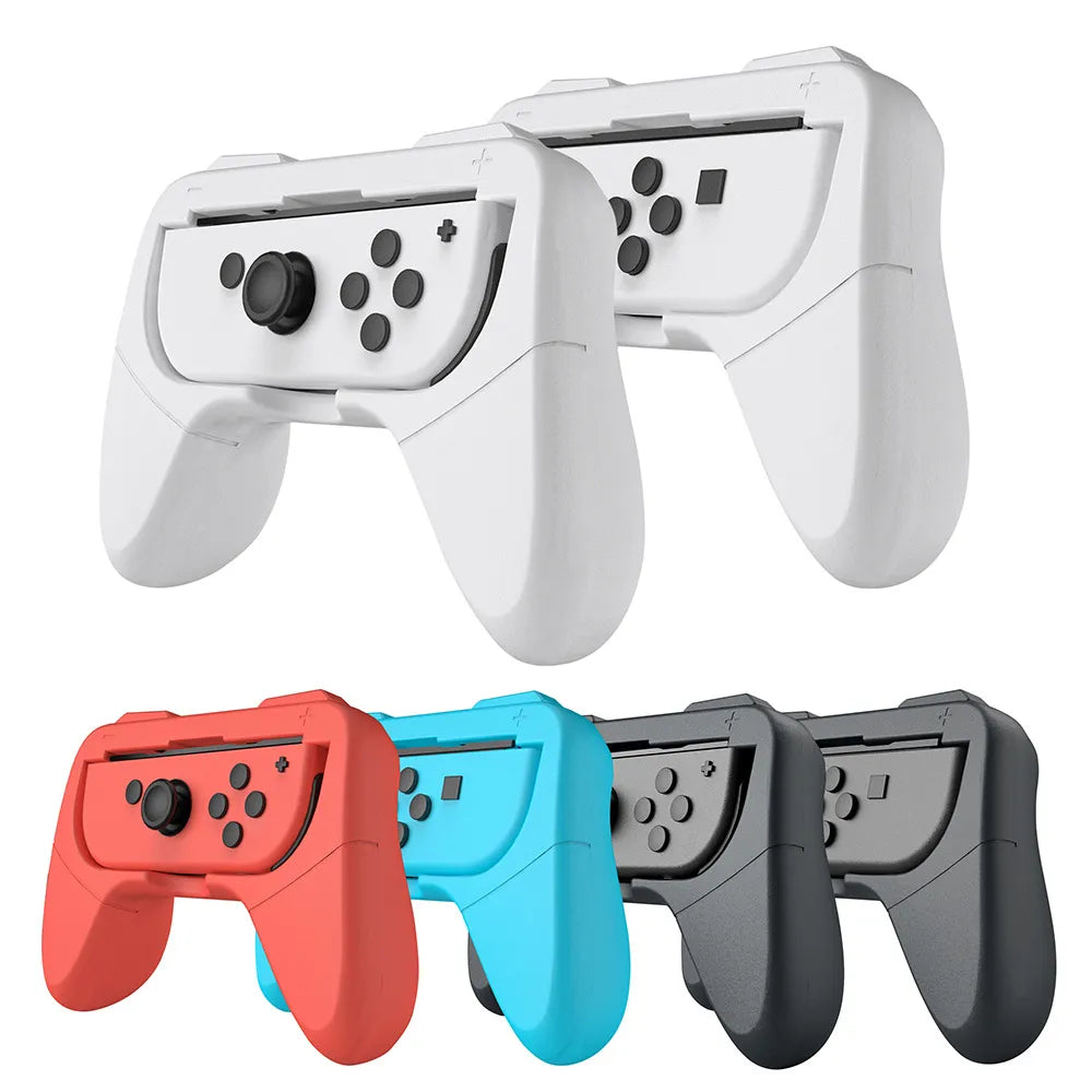 2pc Joycon Bracket Stand Holder Wheel For Nintendo Switch/Nintendo Switch OLED JOY CON Controller Gamepad Hand Grip Accessories