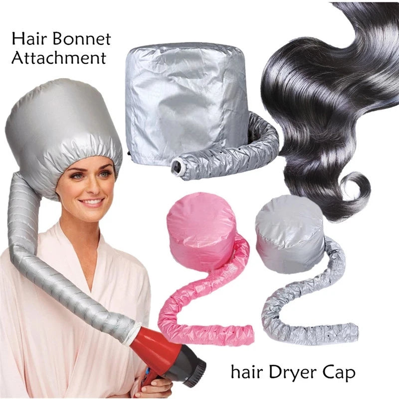 Portable Soft Hair Drying Cap Adjustable Womens Hair Hairs Blow Dryer Quick Dryer Cap Home Hairdressing Salon Supply Accessories