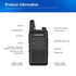 2pcs Zastone X6 Mini Walkie Talkie kids UHF Raido Walkie-talkie 400Mhz Two Way Radio FM Ricetrasmettitore USB Communicator