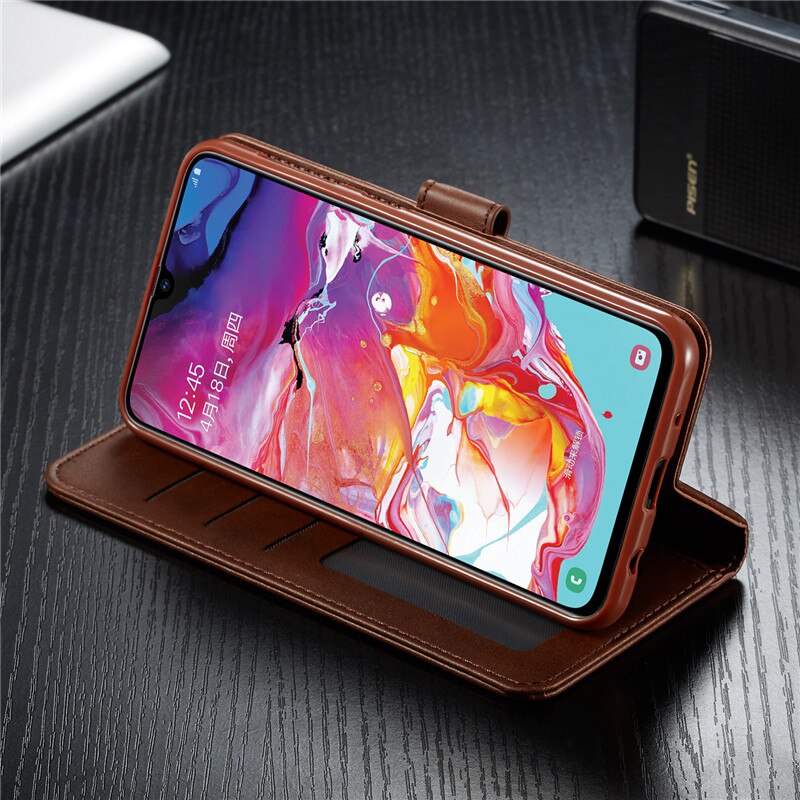 Huawei P40 Pro Case Leather Wallet Flip Cover Huawei P40 Lite Phone Case Card Holder Stand For Huawei P40 Lite Cover Coque