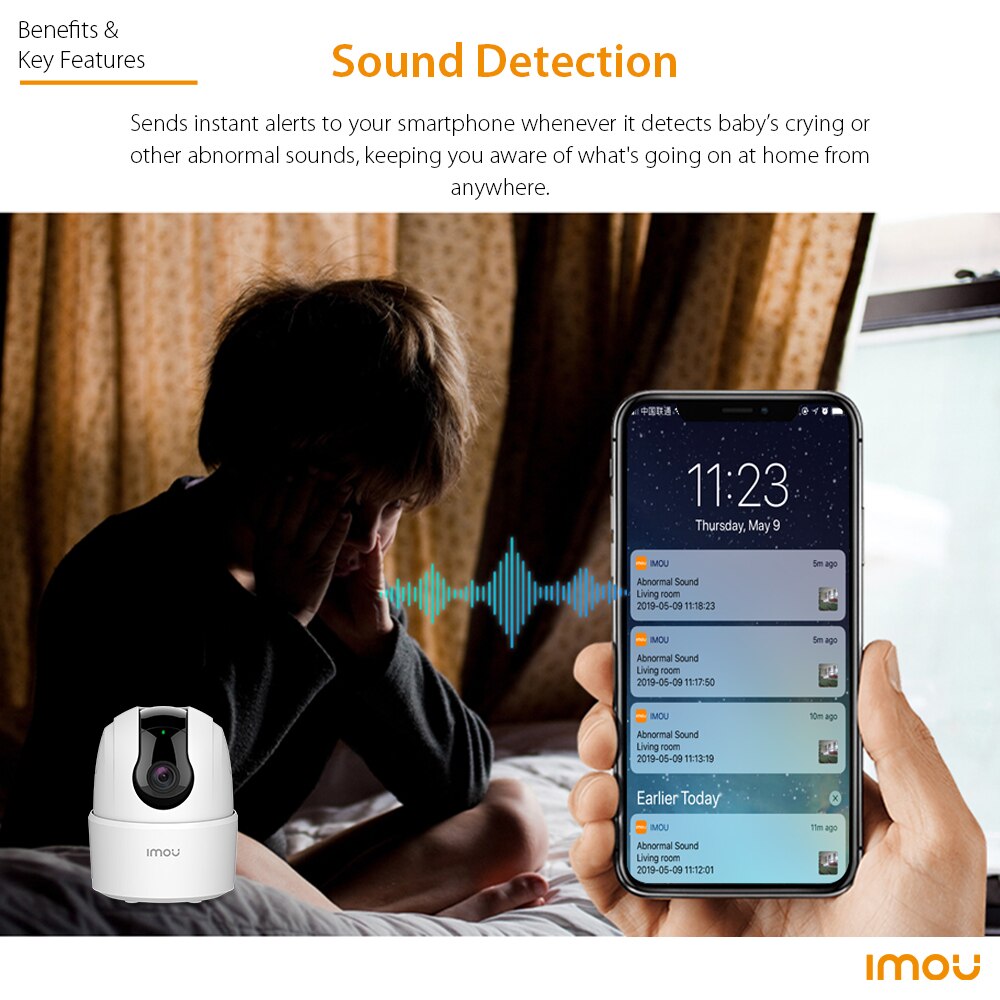 IMOU Ranger 2C 4MP Home Wifi 360 Camera Human Detection Night Vision Baby Security Surveillance Wireless ip Camera