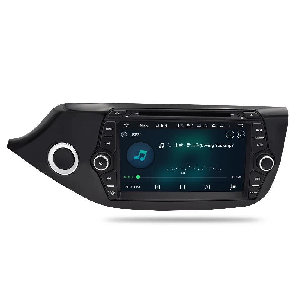 Android 10.0  Car DVD Player GPS Glonass Navigation Multimedia for Kia Ceed 2013 2014 2015 Auto RDS Radio Audio Video Stereo