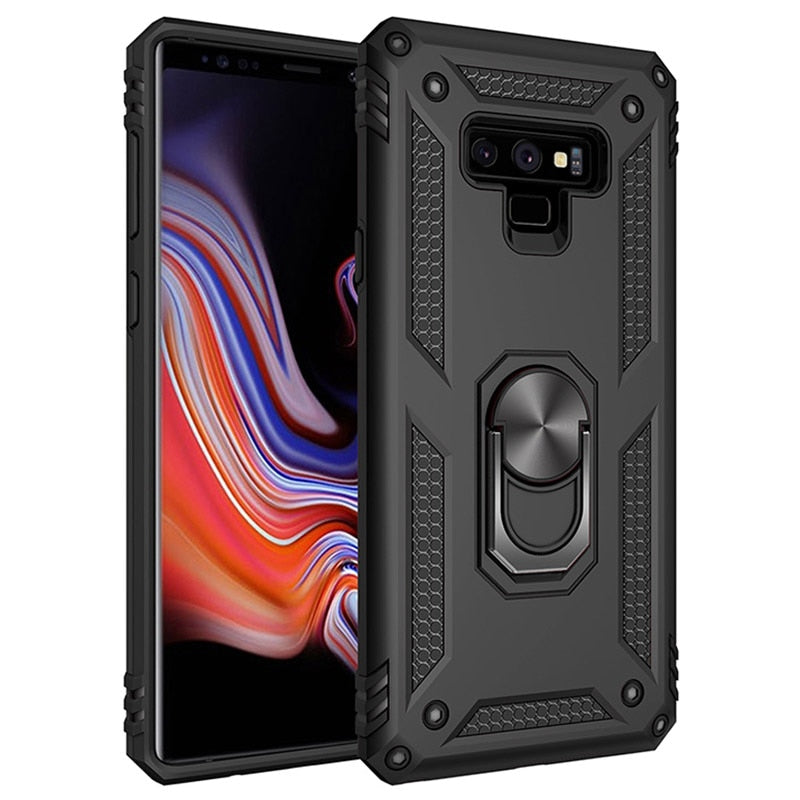 Sergeant Armor Phone Case For Samsung Note 9 8 10 5G Shockproof Kickstand Protective Cover Back Case for Galaxy Note10 Plus Caso