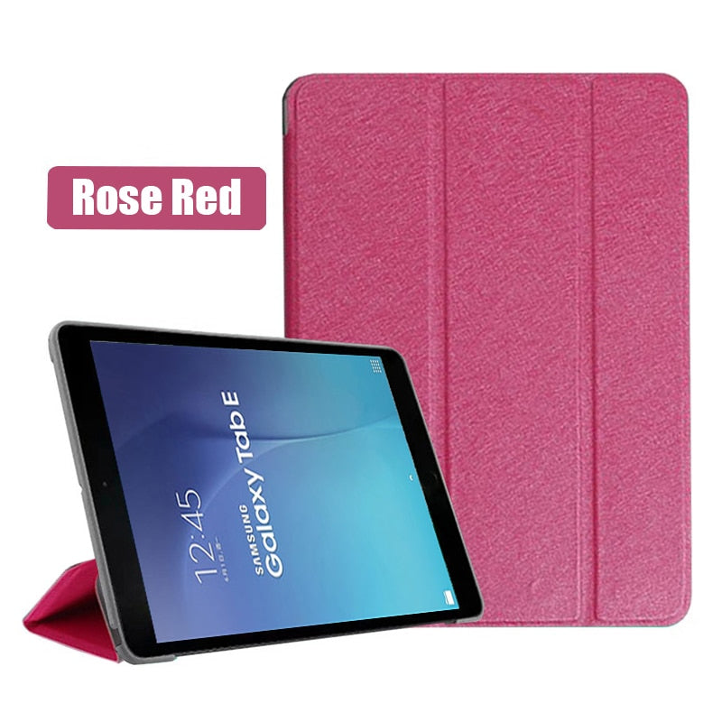 Case for Samsung Galaxy Tab E 9.6 T560 T561 SM-T560 SM-T561 Tablet Funda Slim Stand PU Leather Cover for Samsung Tab E 9.6 Case