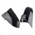 Rhyming Rearview Mirror Cover Side Mirror Black Caps Fit For BMW F20 F21 F30 F31 F22 F23 F34 F36 1 2 3 4 Series  Car Accessories