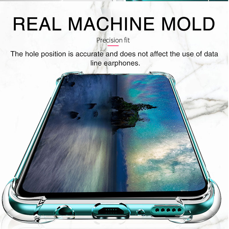 Shockproof Silicone Case On For Xiaomi Redmi Note 9 8 7 6 Pro Max 8A 9S Transparent Case For Xiaomi 8 9 Lite CC9 Pro mi 9t Cover