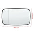 Heated Side Rearview Mirror Glass Heater Anti-fog Defrosting Door Wing Mirror Sheet Fit For BMW E46 1998-2006