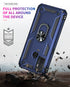 For OPPO A32 A53 A53S 2020 Case Luxury Armor Magentic Silicone Phone Case for OPPO A15 A15S A35 Car Holder Ring Case