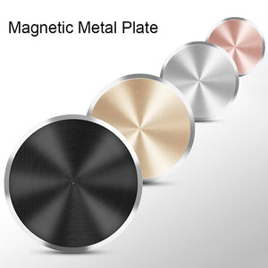 1pcs/2pcs/3pcs Sticker Metal Plate disk iron sheet for Magnet Mobile Phone Holder For Magnetic Car Phone Stand holders