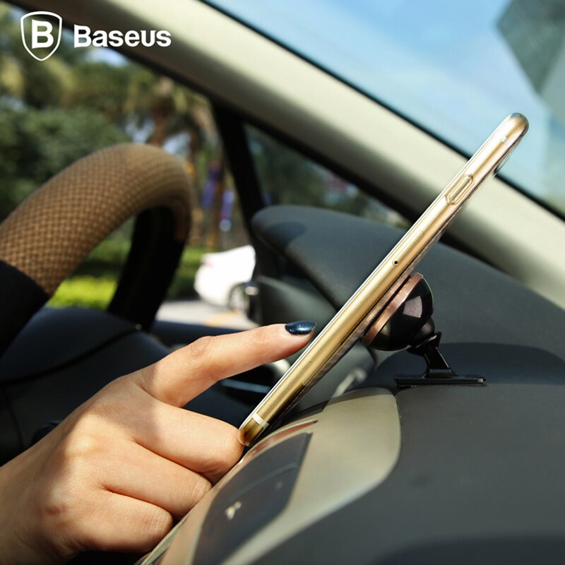 Baseus Universal Car Phone Holder Magnetic Holder For Mobile Phone in car for iPhone X holder soporte movil auto telefoon houder