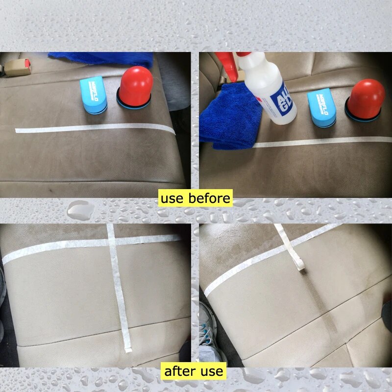 MARFLO Car Washer Auto Detailing Tools Nano Clean Brush Car Wash Mud Magic Clay Pad Wax Sponge Block with Applicator 3 plus 1