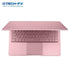 Metal Ultrabook SSD 256GB 512GB RAM 8GB Pink 14" CPU Intel 4 Core Windows Office Arabic French Spanish Russian Keyboard Backlit
