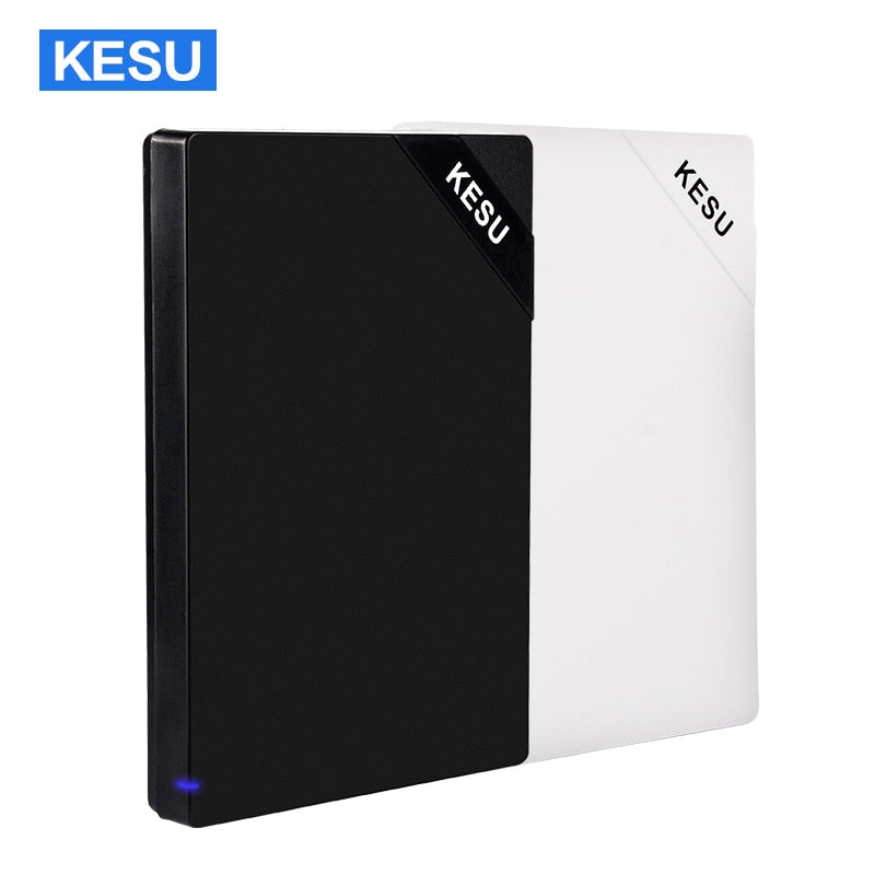 Original KESU 2.5'' External Hard Drive USB3.0 HDD Portable External HD Hard Disk for PC Mac Desktop Laptop Server (Black/White)