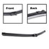 Erick's Wiper Front & Rear Wiper Blades Set For VW GOLF 6 Hatchback 2009 - 2012 Windshield Windscreen Window Brushes 24"+19"+11"