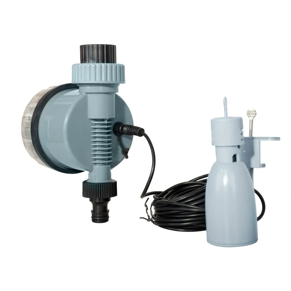 Garden Automatic Ball Valve Water Timer Home Waterproof Watering Timer Irrigation Controller 21026A and Rain Sensor 21103#21026R