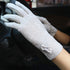 Women Elegant Gloves Cotton Soft Driving Gloves Summer Sun Protection Elastic Working Gloves