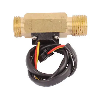SEN-HZ21WI G1/2 Male Thread Brass Hall Water Flow Sensor 1-30L/min 66mm