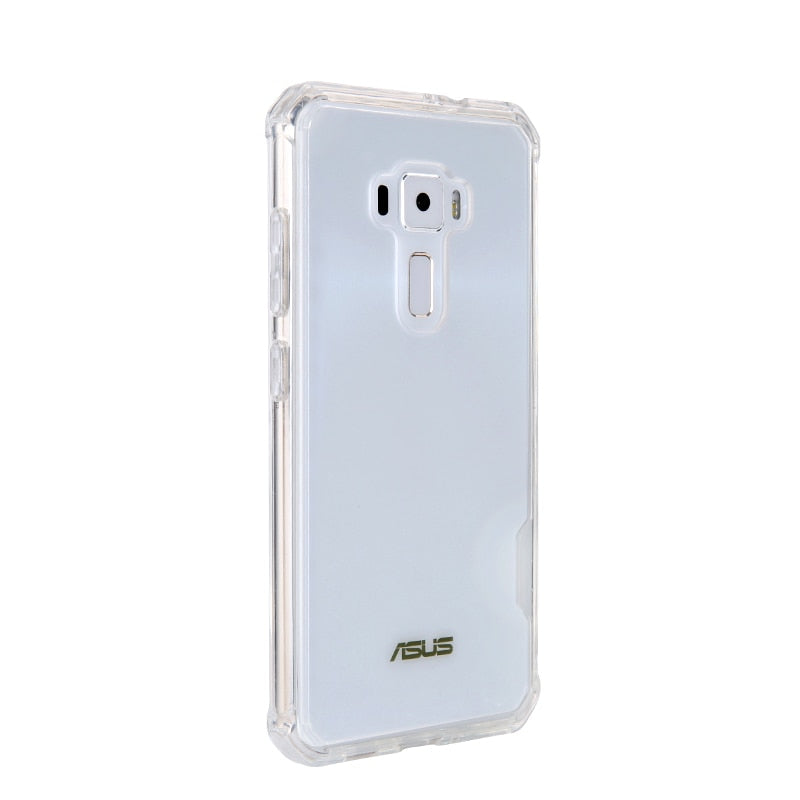 Hybrid Shockproof Cover Air Cushion Frame Case Acrylic Crystal Clear Back Shell Phone Bag For Asus ZenFone 3 ZE520KL 5.2inch