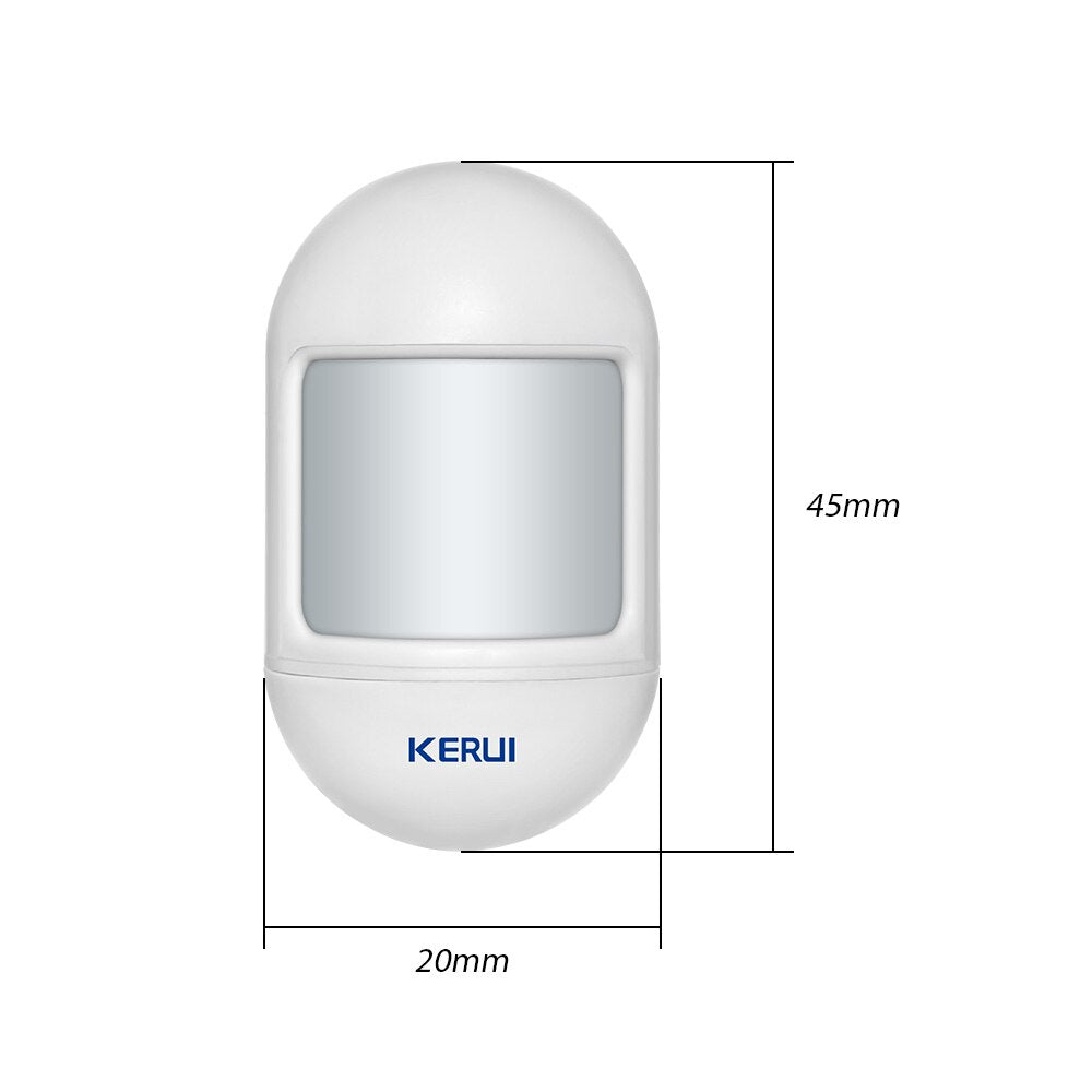 KERUI Wireless Mini PIR Motion Sensor Alarm Detector With magnetic swivel base For G18 W18 Home Security Alarm System