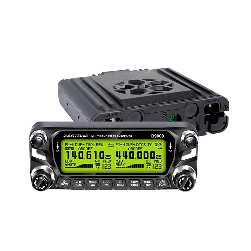 Zastone D9000 Car walkie talkie  Radio Station 50W UHF/VHF 136-174/400-520MHz Two way radio Ham HF Transceiver