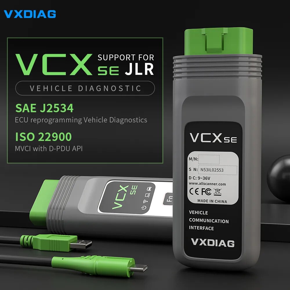 VXDIAG VCX SE VX708 for JLR DoIP Car OBD2 Diagnostic Scanner J2534 Programming Coding Active Test Work with JLR SDD Pathfinder