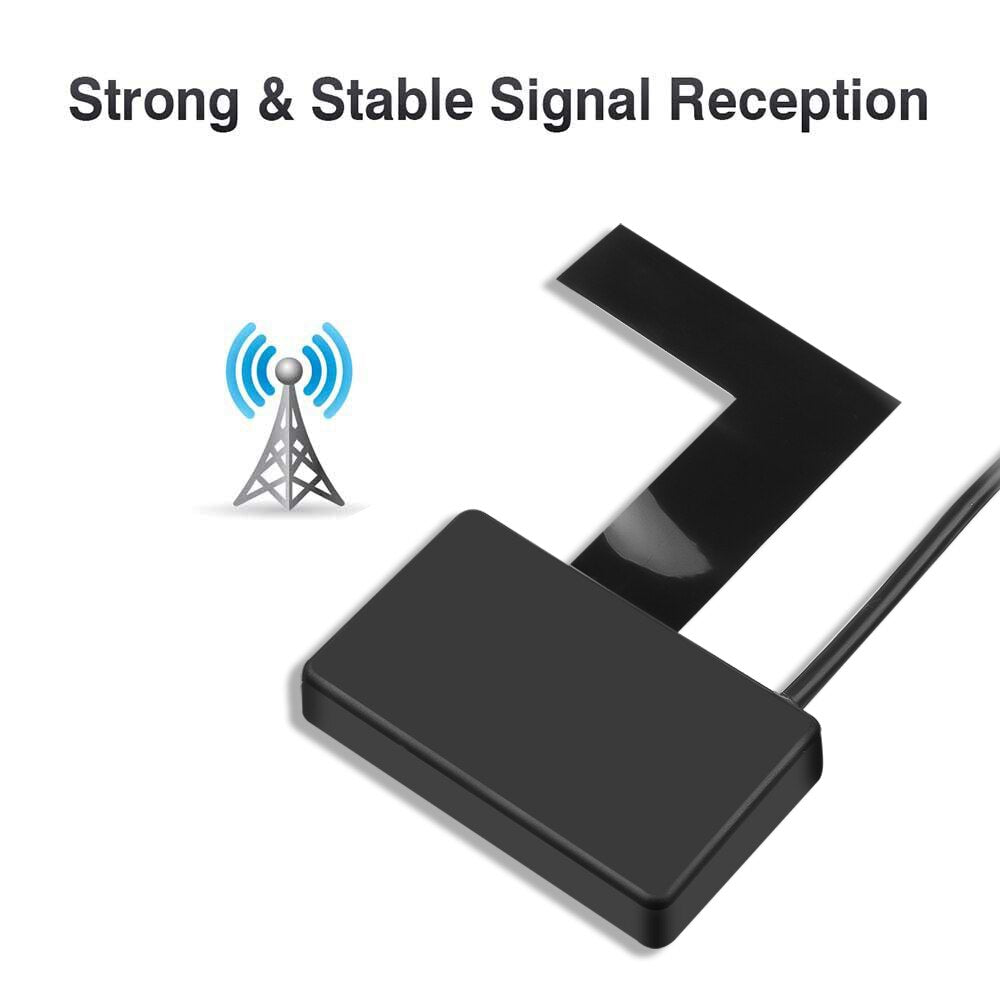 Universal DAB SMB connector vehicle active antenna digital cat radio aerial with built in RF amplifier strong stable signal
