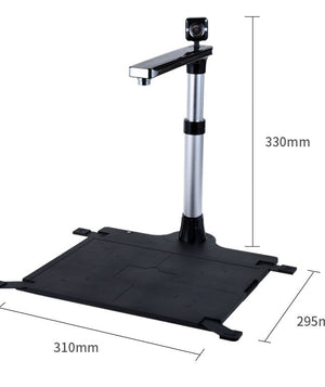 Dual-Camera Book Camera Scanner W1200T Pro 1200dpi HD+500dpi A3 Size Fast Scanning for Home/Office/School Support Windows OS