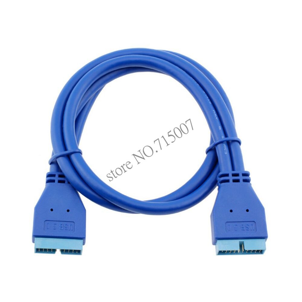 Copper Core USB 3.0 Motherboard 20pin Male Connector To 20pin Male Extension Cable Computer Cable