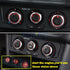 FIT FOR VW POLO 2003-2013 SWITCH KNOB KNOBS HEATER CLIMATE CONTROL BUTTONS DIALS FRAME RING A/C AIR CON COVER ACCESSORIES