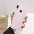 solid candy color silicone case on for xiaomi redmi note 7 note7 pro / redmi 7 yellow thin tpu phone back cover coque funda