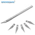 1Set Non-Slip Metal Scalpel Knife Tools Kit Cutter Engraving Craft knives  Blades Mobile Phone PCB DIY Repair Hand Tools