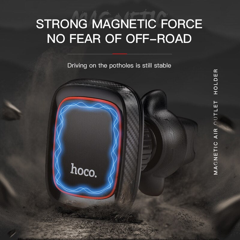 HOCO Magnetic Car Cell Phone Holder Magnet Stand Air Vent Outlet Mount 360 Degree GPS Smartphone Support for iPhone Samsung