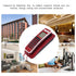 Wall Mount Call ID Corded Telephone with Redial Landline Telephone Extension Fixded Mini Phone for Home Hotel Office Red Black