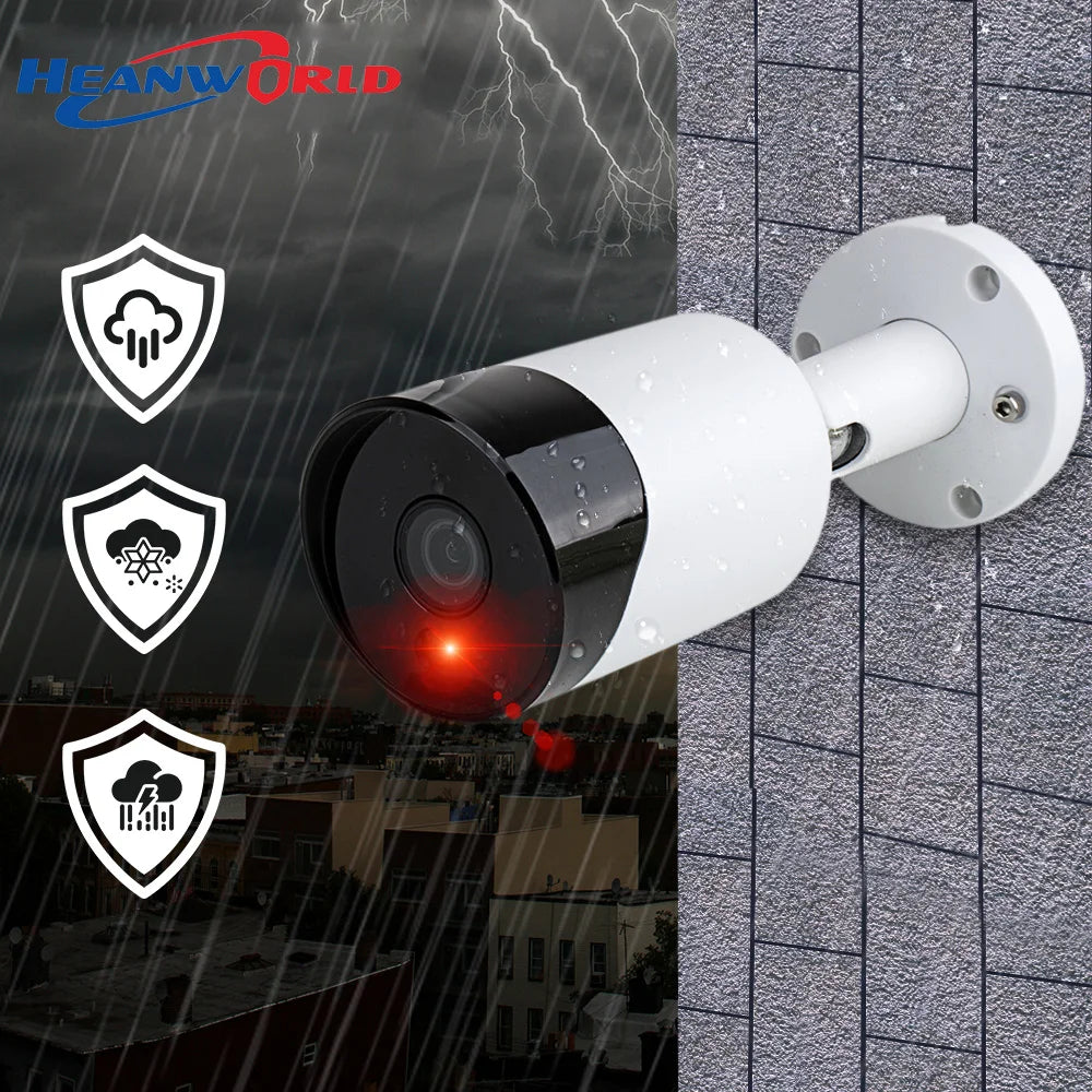 Fish Eye Camera 180 degree Bullet Camera 3MP HD IP Camera Outdoor Panoramic IR Smart Security Camera CCTV P2P H.265+ Web Cam