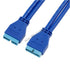 Copper Core USB 3.0 Motherboard 20pin Male Connector To 20pin Male Extension Cable Computer Cable