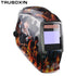 Pro Rechangeable Battery 4 Arc Sensor Solar Auto Darken/Shading Grinding Tig Arc Big View True colorWelding helmet/Welder Goggle