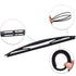 Erick's Wiper 14" Rear Wiper Blade & Arm Set Kit For Mitsubishi Outlander 2003 - 2006 Windshield Windscreen Tailgate Window