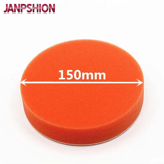 JANPSHION 20PC 150mm Gross Polishing Buffing Pads 6" flat sponge Car Polisher Clean waxing Auto paint maintenance care