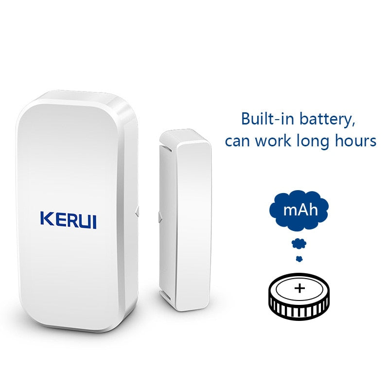 KERUI Wireless Door Magnetic Sensor Detector For Touch Keypad Panel GSM PSTN Home Security Burglar Voice Alarm System
