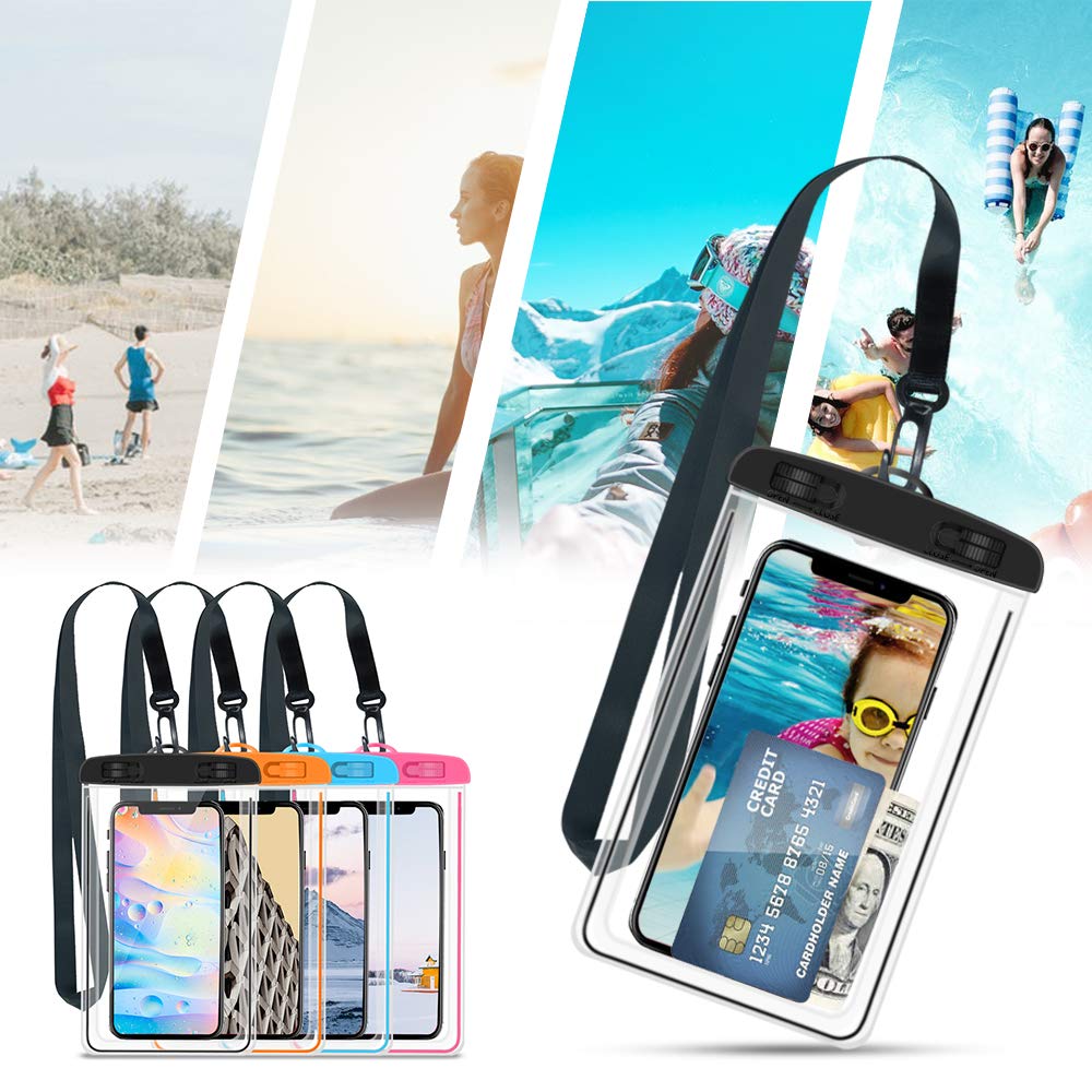 Summer Luminous Waterproof Pouch Swimming Gadget Beach Dry Bag Phone Case Cover Camping Skiing Holder For Cell Phone 3.5-6.5Inch