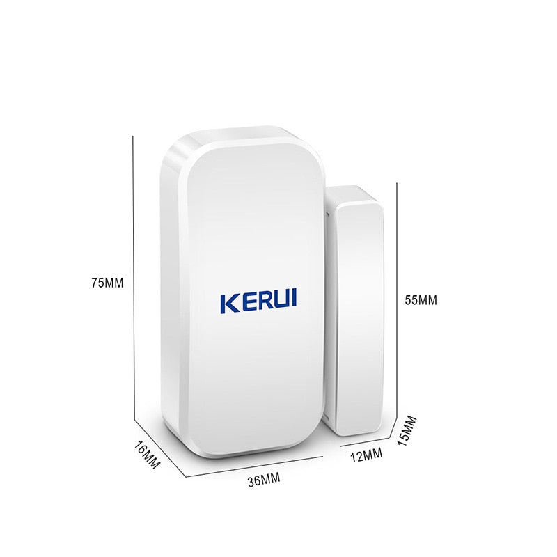 KERUI Wireless Door Magnetic Sensor Detector For Touch Keypad Panel GSM PSTN Home Security Burglar Voice Alarm System