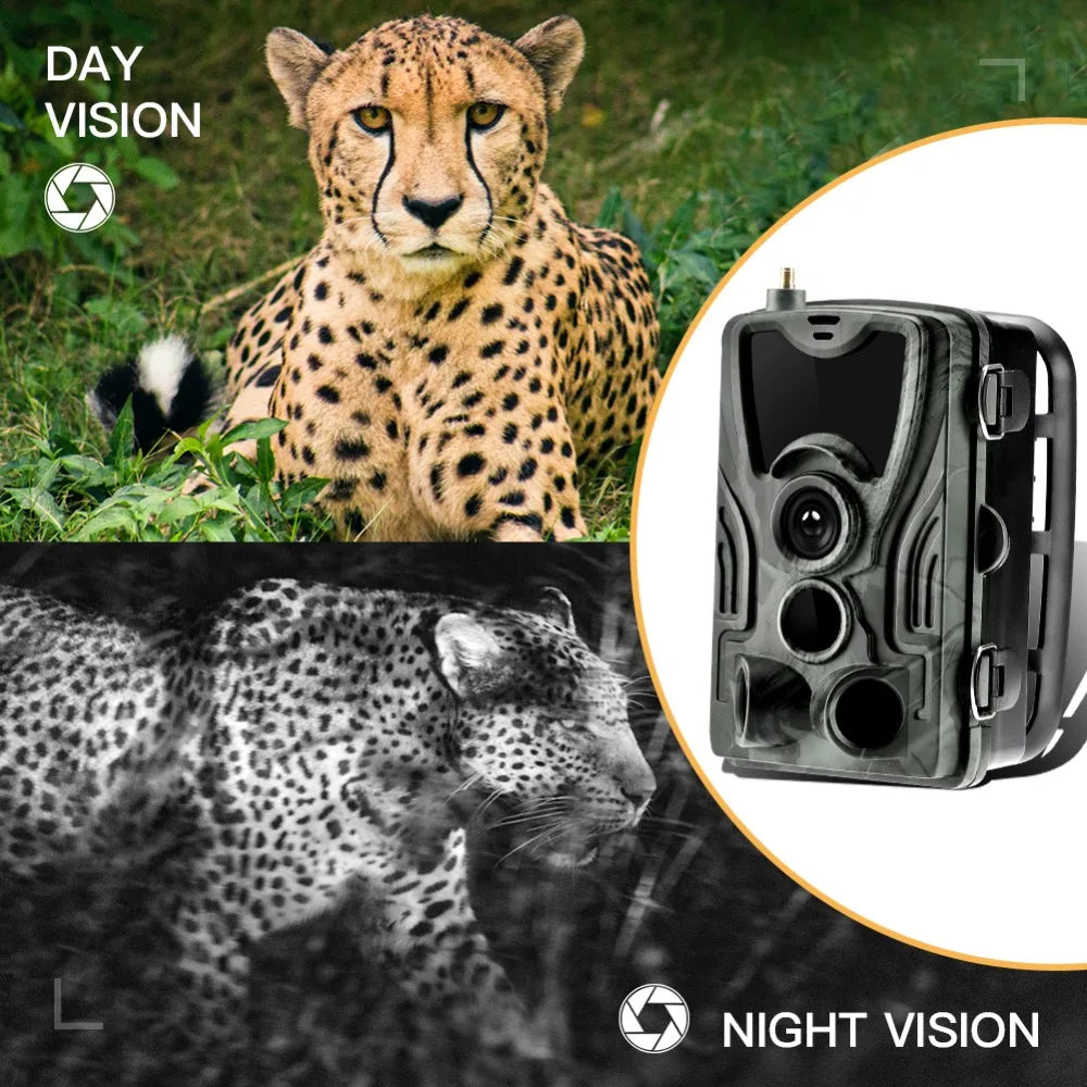 HC-801LTE 4G Night Vision Hunting Camera SMS/MMS/SMTP 16MP HD 1080P Wildlife Camera Photo Trap Camera Hunting Trail Cameras