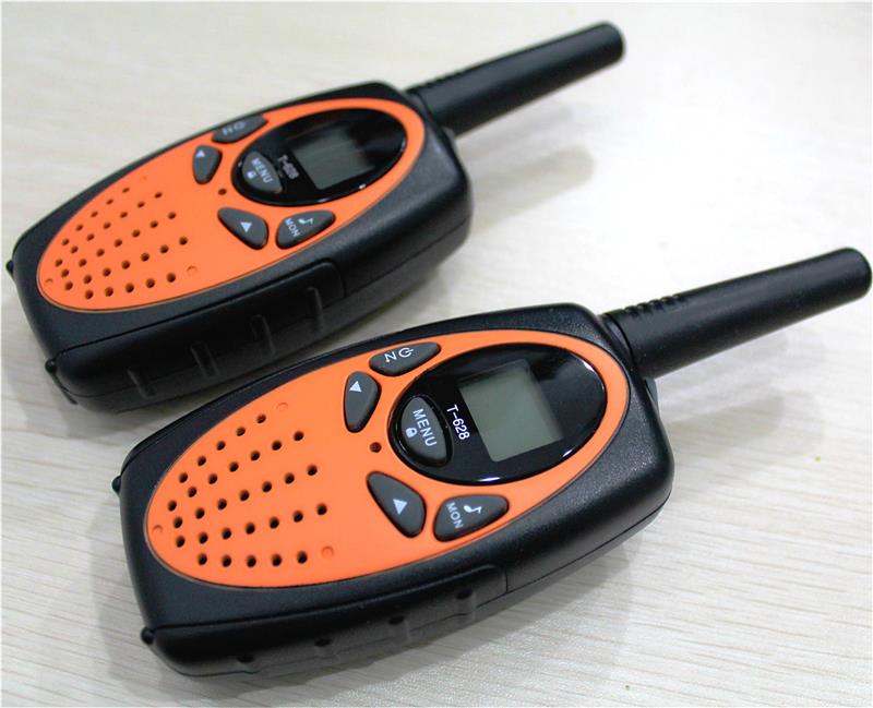 Long range radio UHF cb 1 Watt  walkie talkie radio T-628 amateur transceiver PMR446 FRS interphone woki toki balck/orange