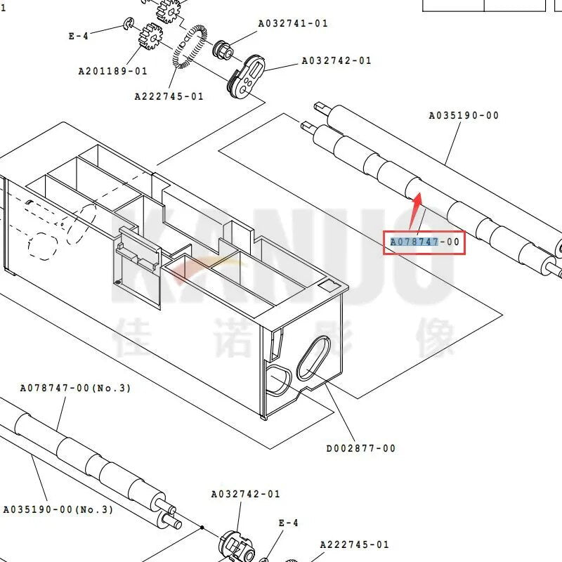 A041397/A081984/A078747/A061903 Roller for Noritsu QSS 3001/3011/3021/3301/3311/3501/3502 Minilab Machine Part