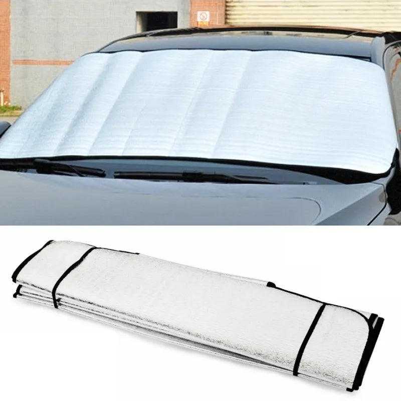 Car Window Foil Sun Aluminum Shade Visor Cover Uv Protect Film For Toyota Camry Solara Celica Celsior Century Corolla Fielder